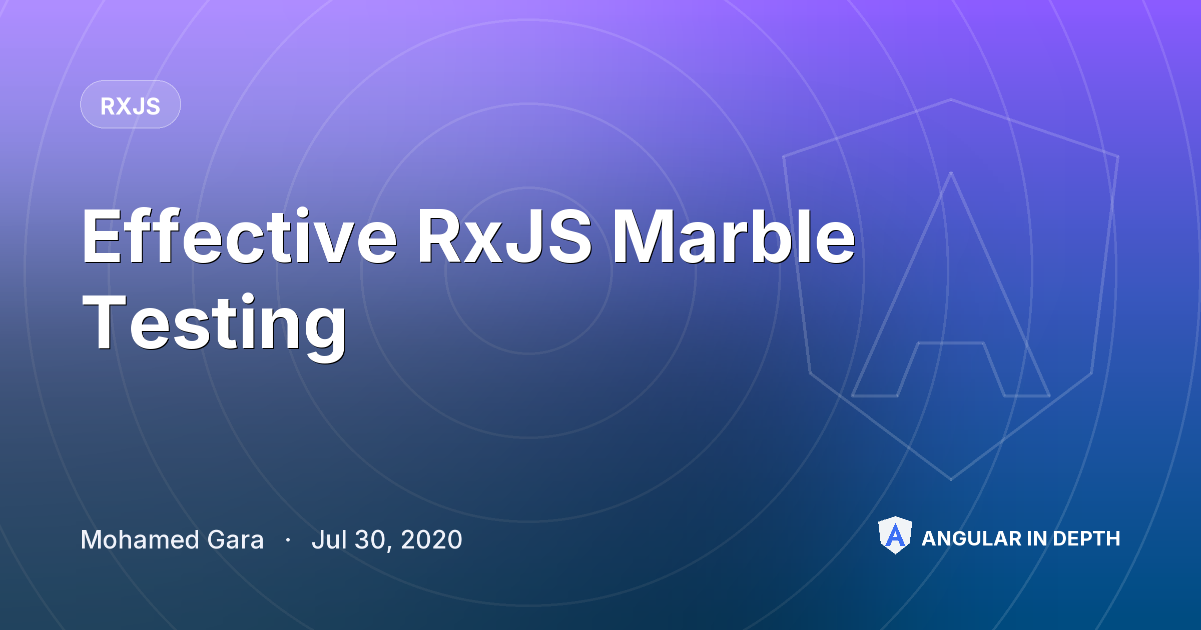 Effective RxJS Marble Testing — RxJS article by Mohamed Gara on Angular In Depth
