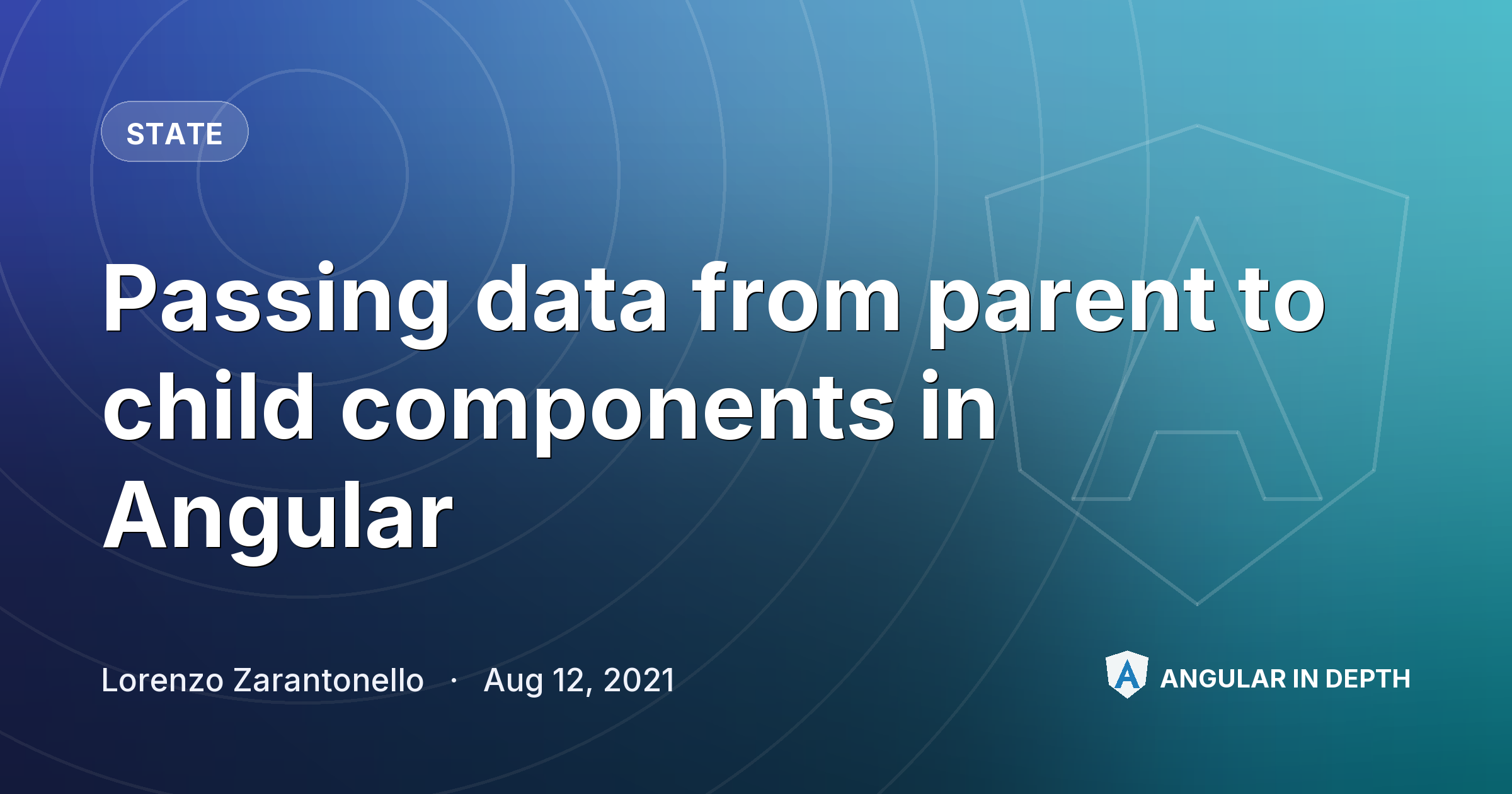 Passing data from parent to child components in Angular — State article by Lorenzo Zarantonello on Angular In Depth