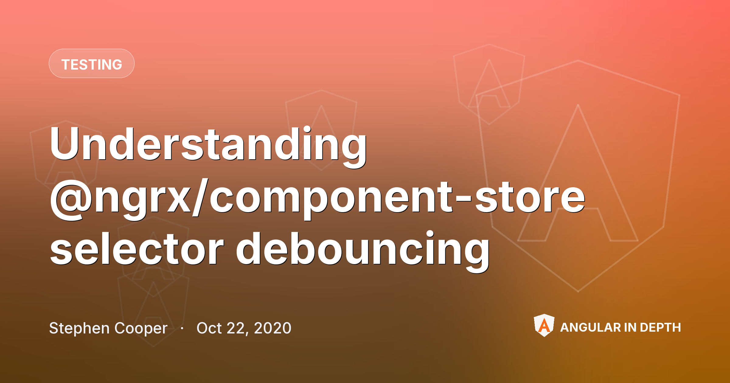 Understanding @ngrx/component-store selector debouncing Understanding @ngrx/component-store selector debouncing — Testing article by Stephen Cooper on Angular In Depth