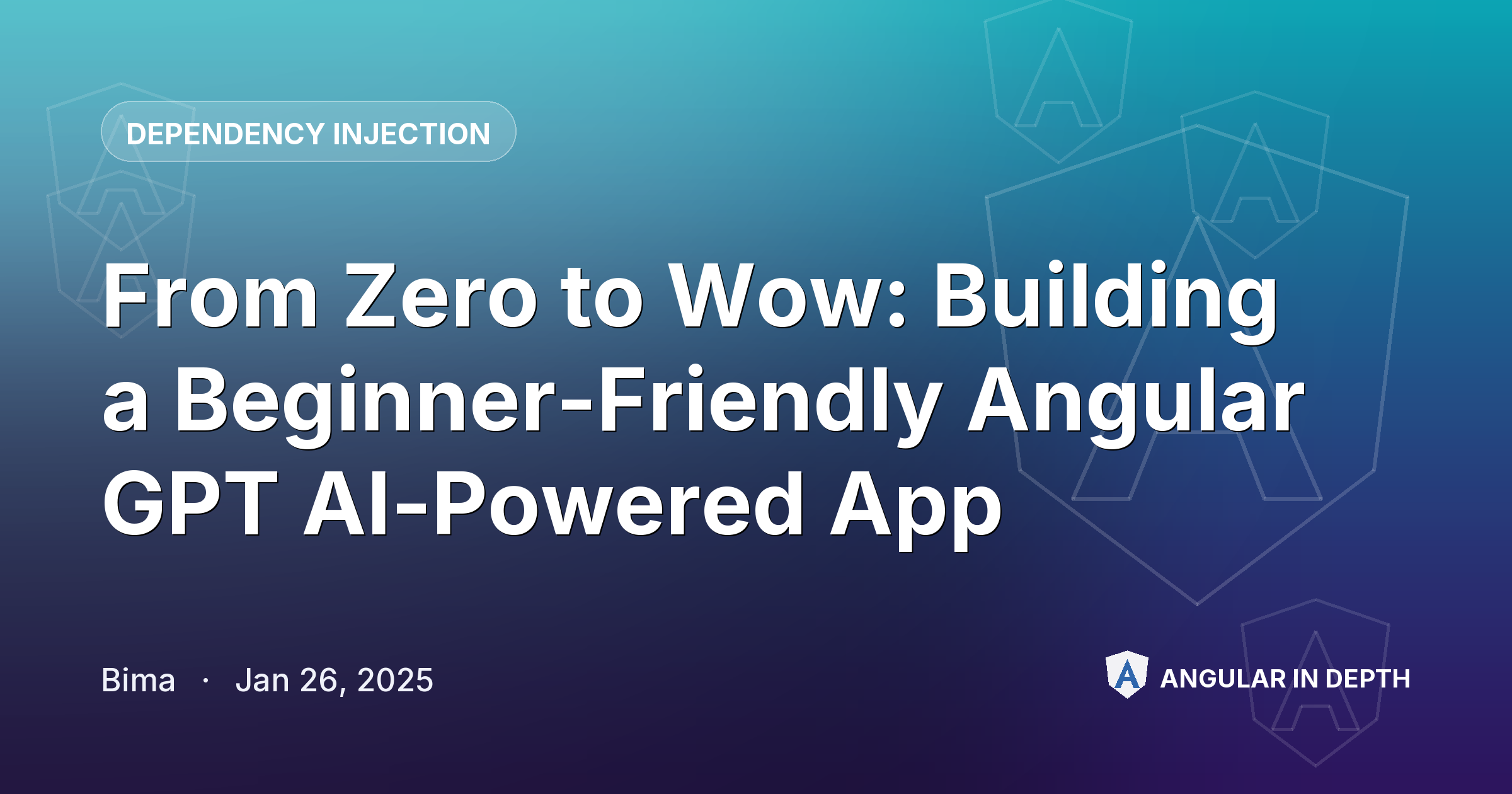 From Zero to Wow: Building a Beginner-Friendly Angular GPT AI-Powered App — Dependency Injection article by Bima on Angular In Depth