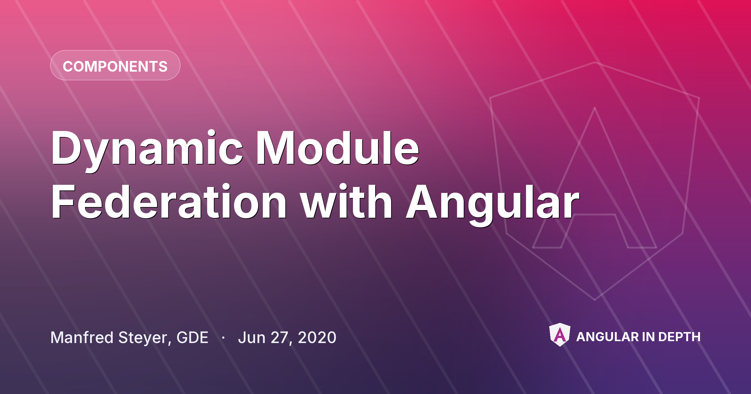 Dynamic Module Federation with Angular — Components article by Manfred Steyer, GDE on Angular In Depth