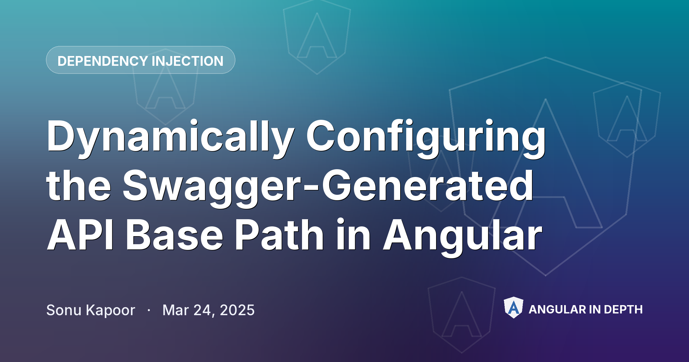 Dynamically Configuring the Swagger-Generated API Base Path in Angular — Dependency Injection article by Sonu Kapoor on Angular In Depth