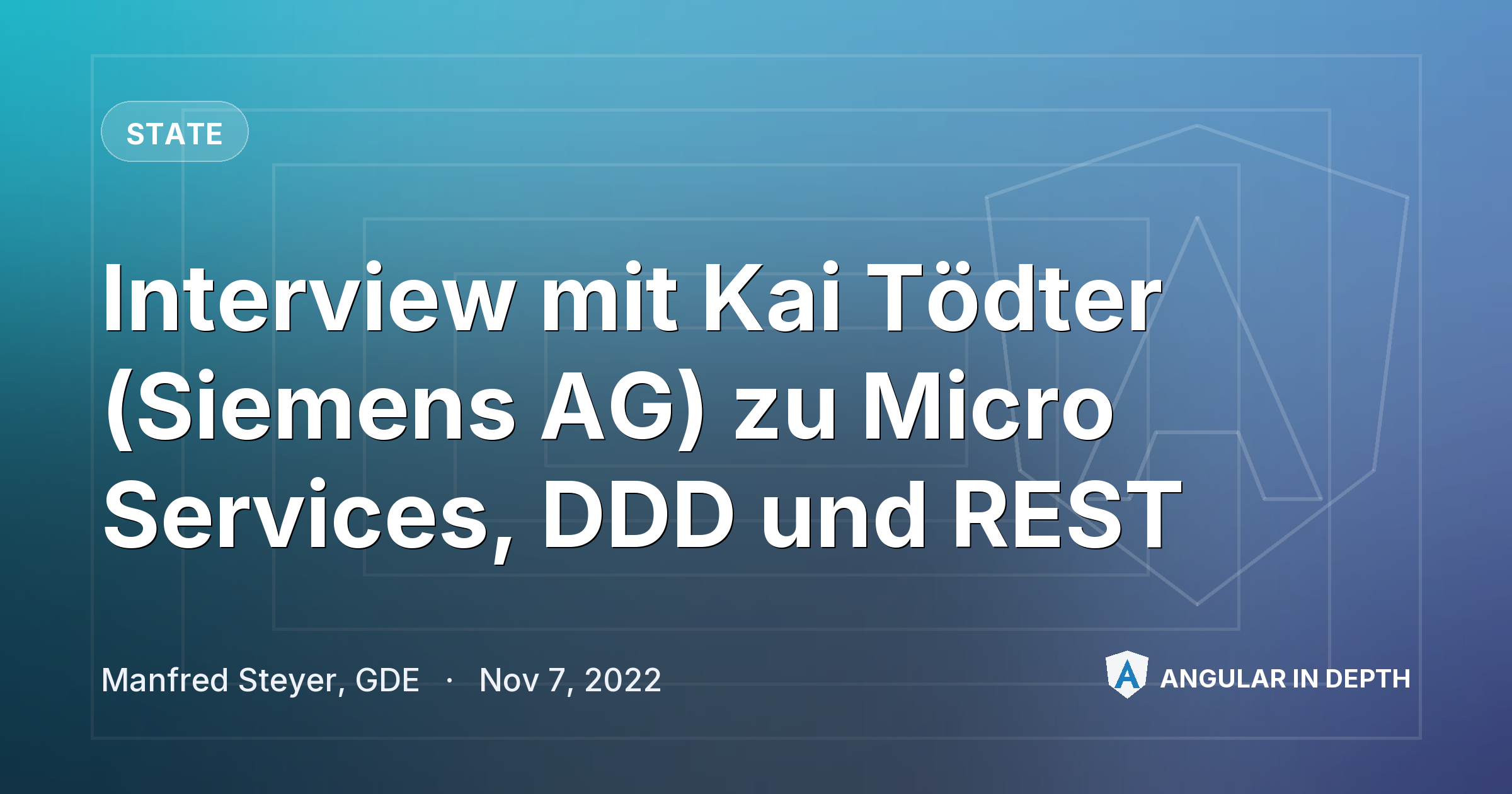 Interview mit Kai Tödter (Siemens AG) zu Micro Services, DDD und REST — State article by Manfred Steyer, GDE on Angular In Depth