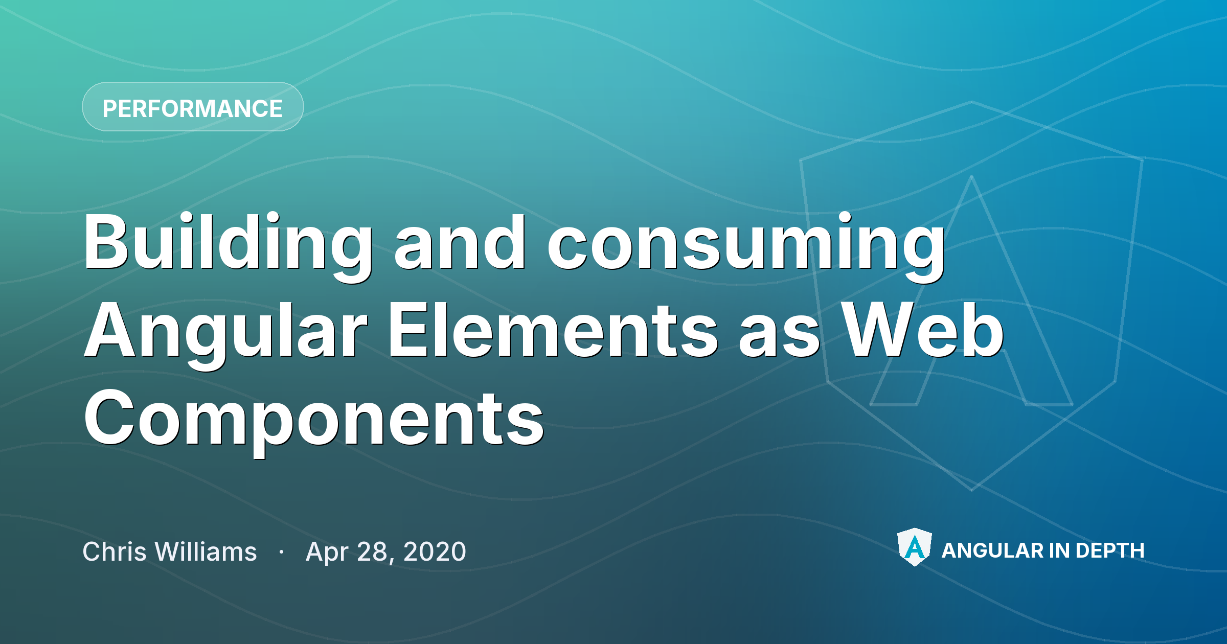 Building and consuming Angular Elements as Web Components — Performance article by Chris Williams on Angular In Depth