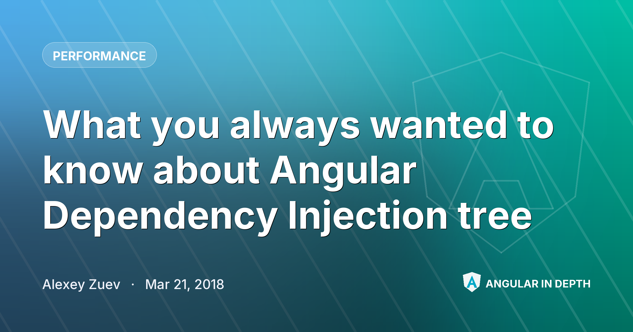 What you always wanted to know about Angular Dependency Injection tree What you always wanted to know about Angular Dependency Injection tree — Performance article by Alexey Zuev on Angular In Depth