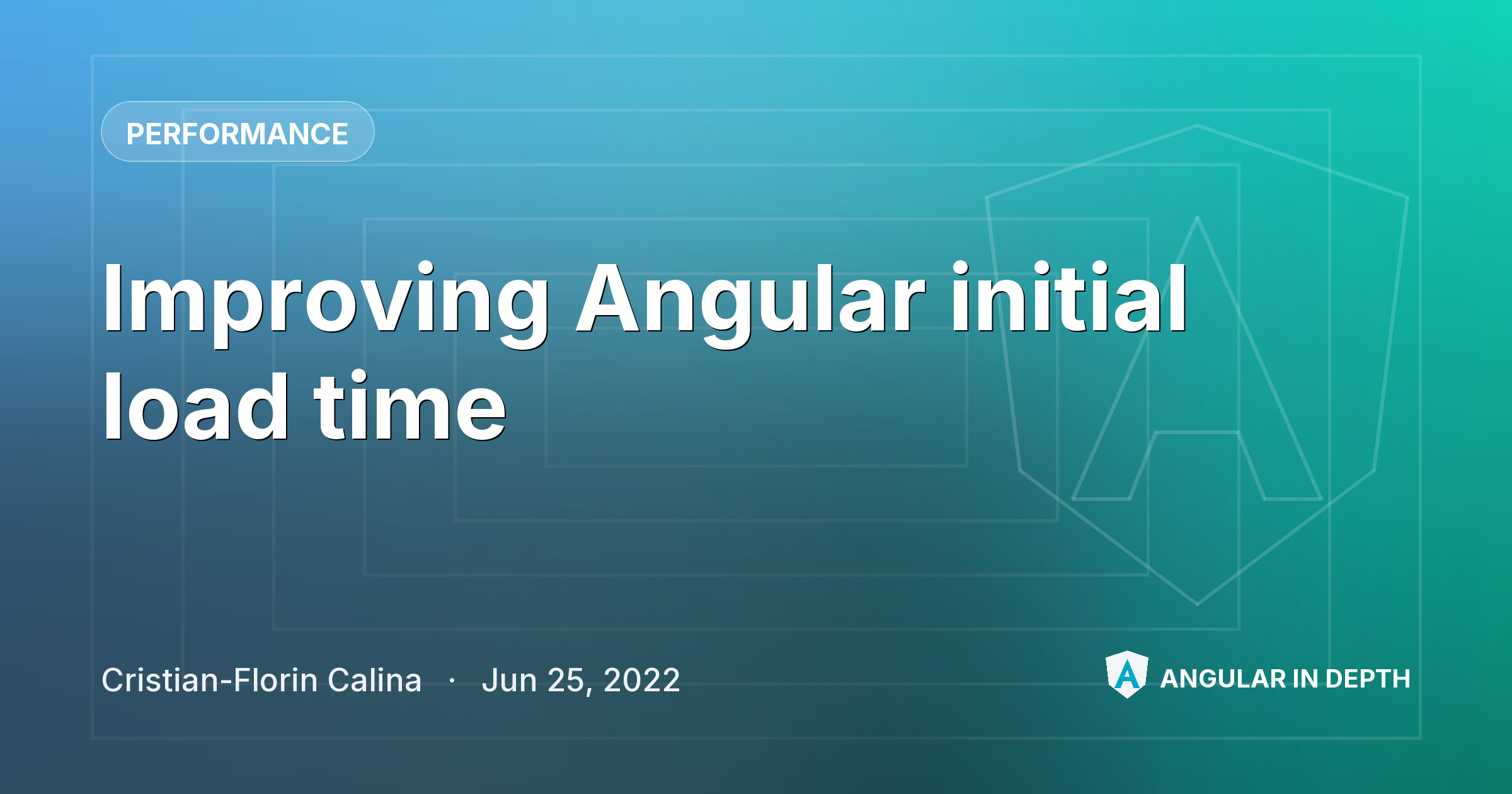 Improving Angular initial load time — Performance article by Cristian-Florin Calina on Angular In Depth
