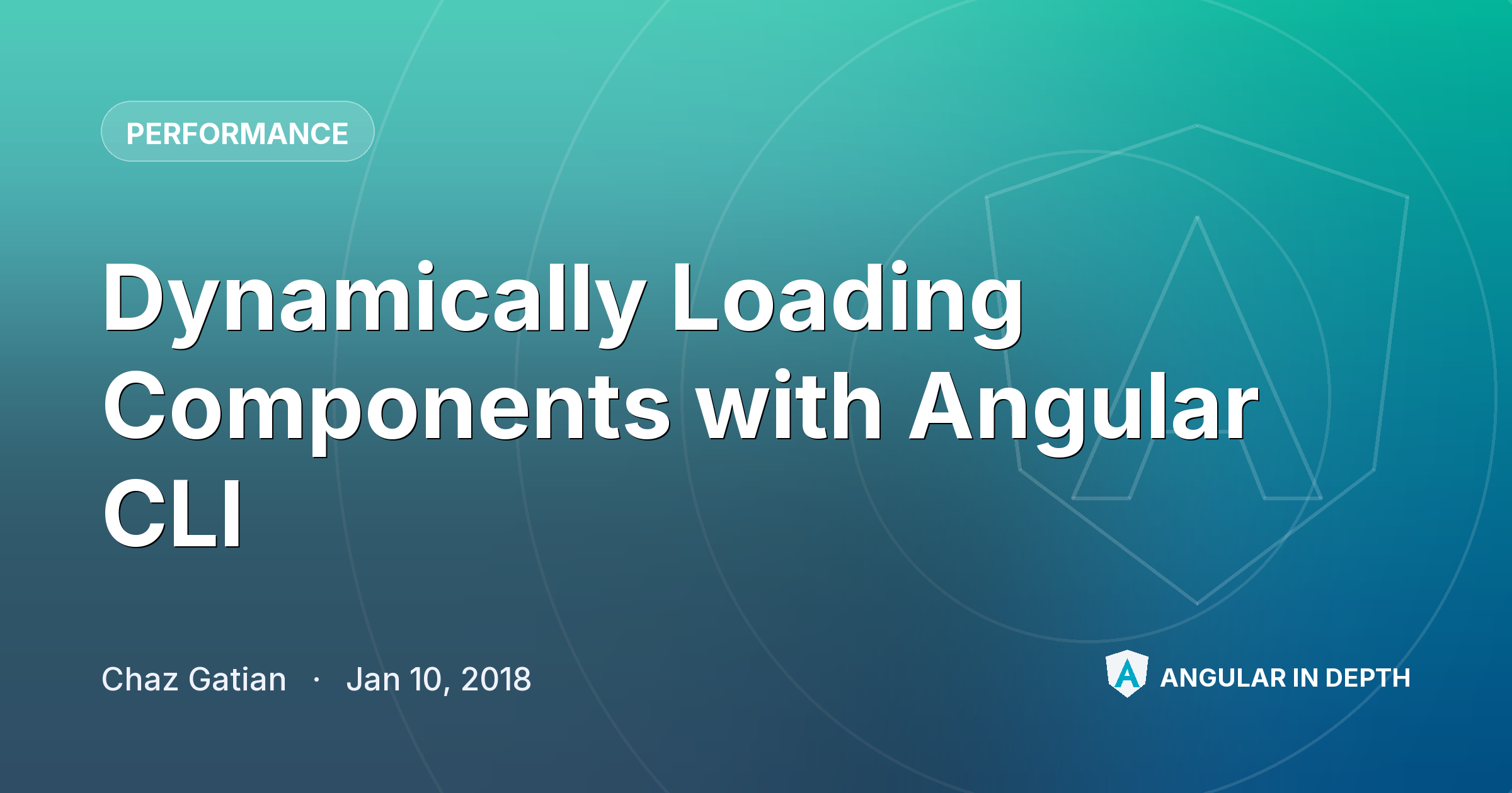 Dynamically Loading Components with Angular CLI — Performance article by Chaz Gatian on Angular In Depth
