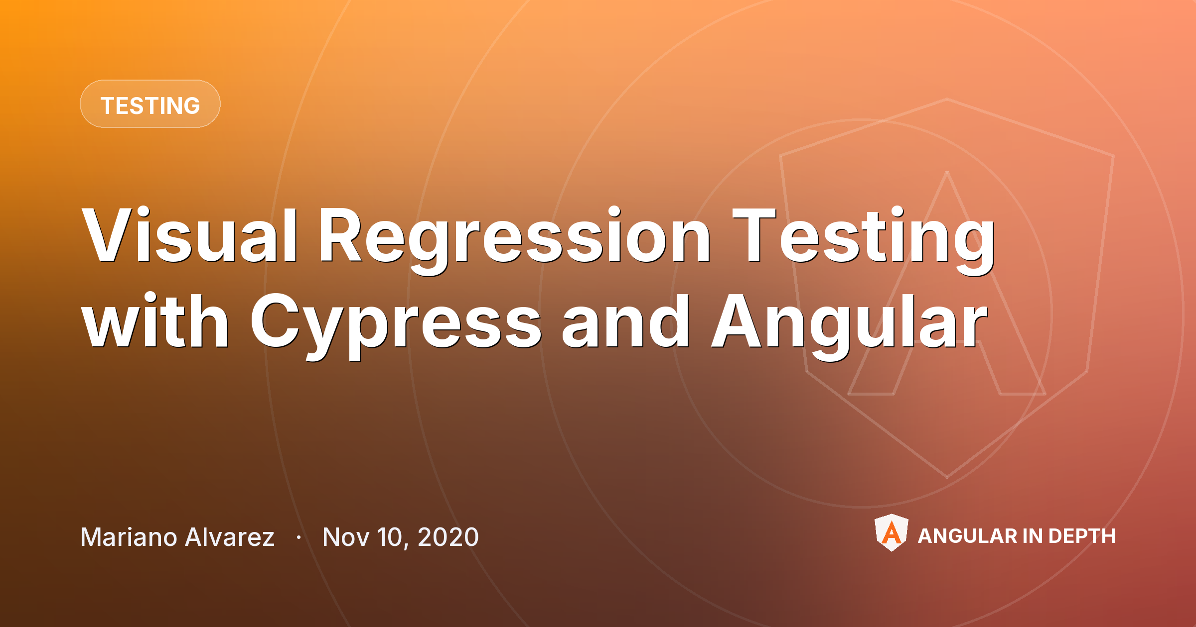 Visual Regression Testing with Cypress and Angular — Testing article by Mariano Alvarez on Angular In Depth