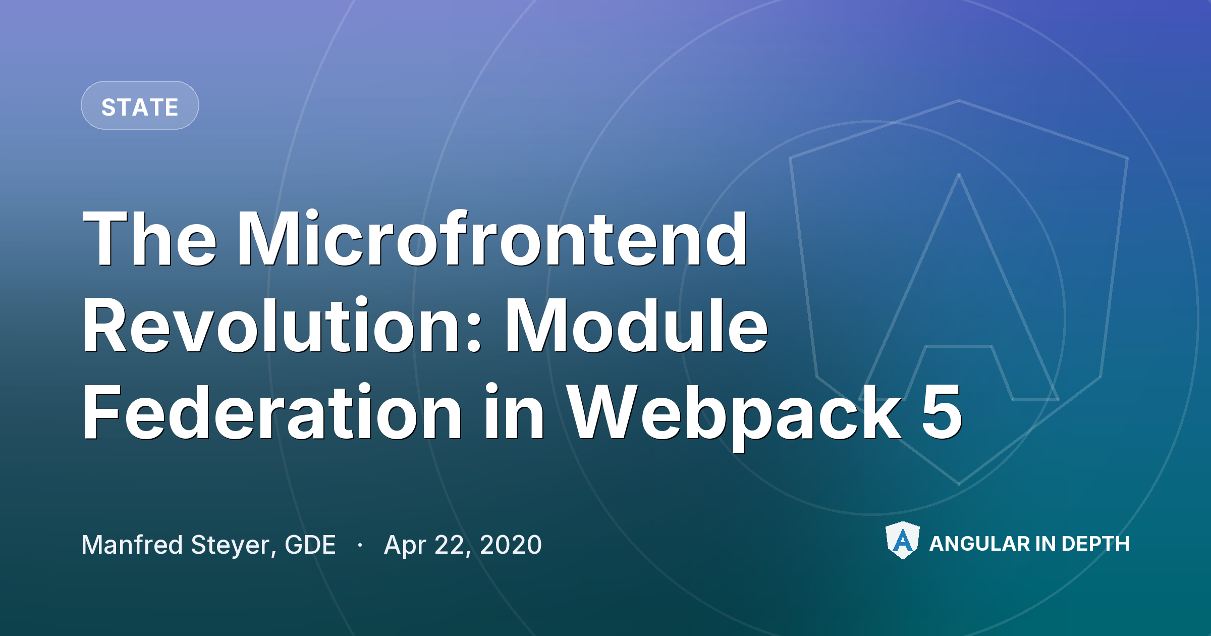 The Microfrontend Revolution: Module Federation in Webpack 5 The Microfrontend Revolution: Module Federation in Webpack 5 — State article by Manfred Steyer, GDE on Angular In Depth
