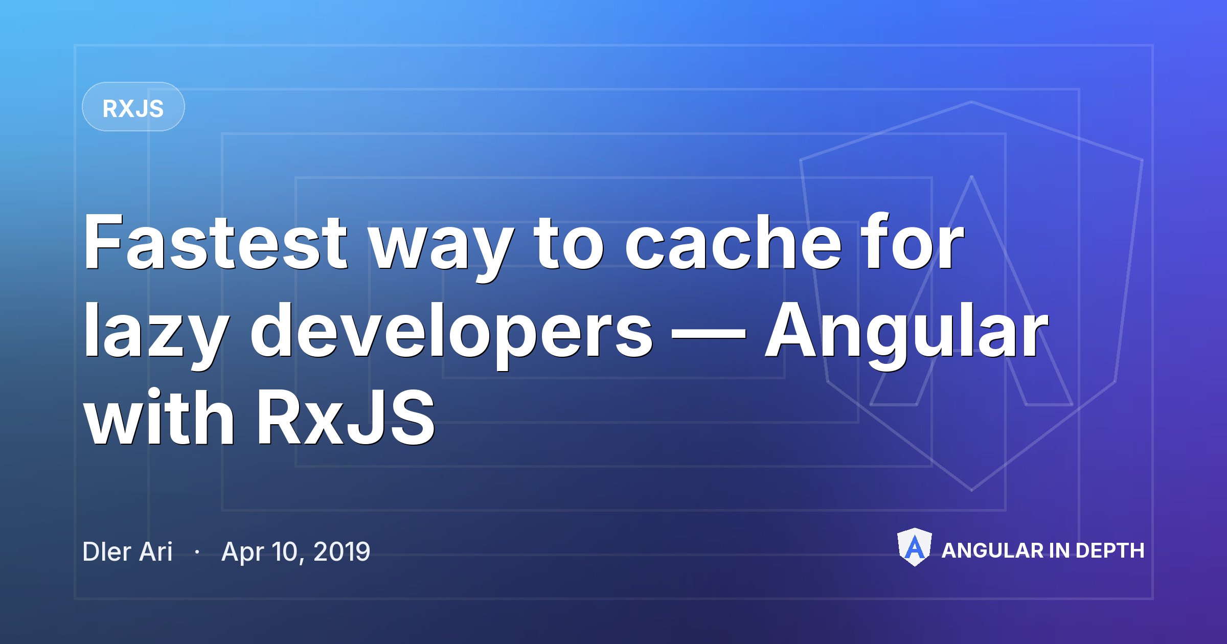 Fastest way to cache for lazy developers — Angular with RxJS Fastest way to cache for lazy developers — Angular with RxJS — RxJS article by Dler Ari on Angular In Depth