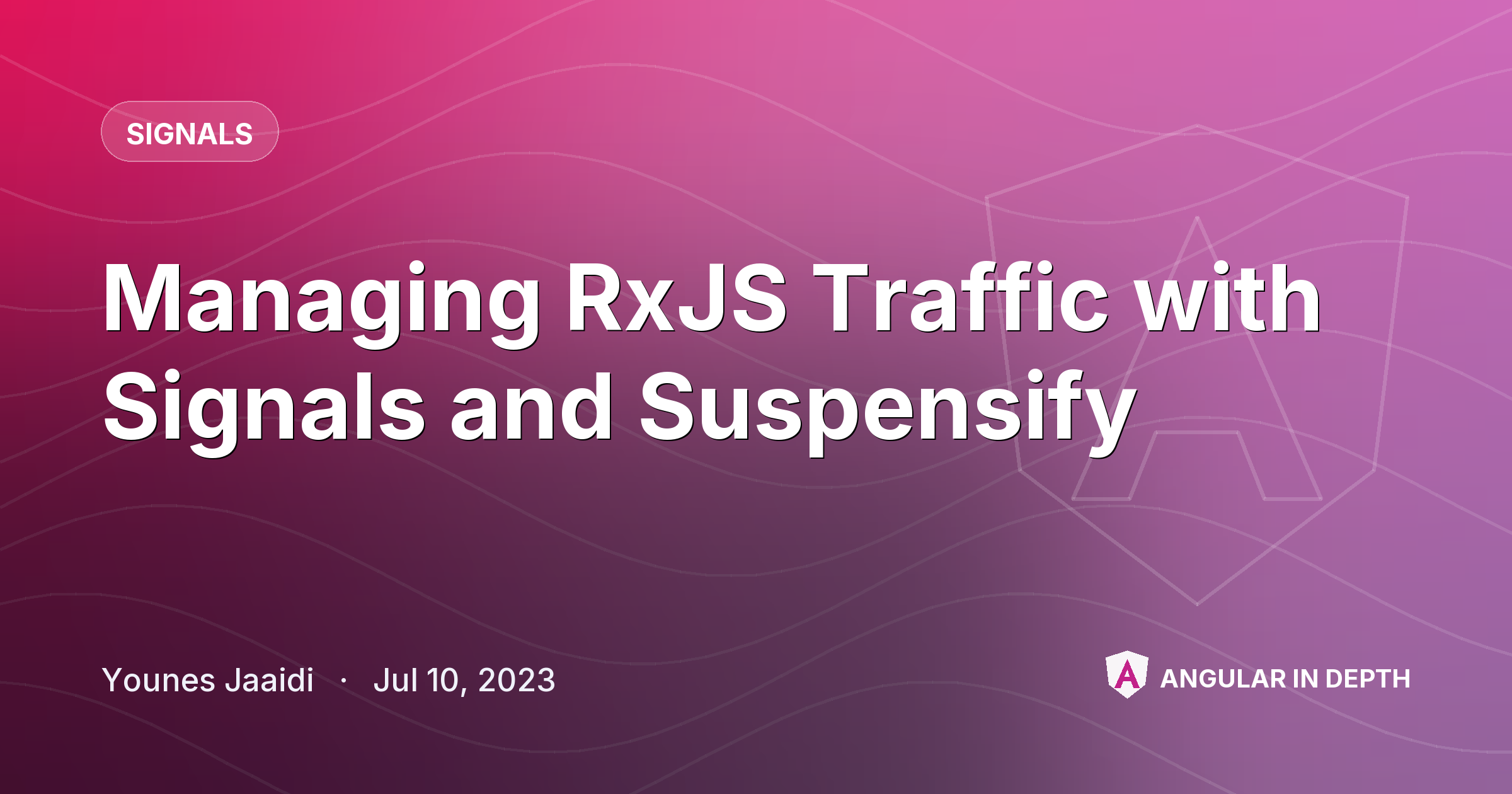 Managing RxJS Traffic with Signals and Suspensify Managing RxJS Traffic with Signals and Suspensify — Signals article by Younes Jaaidi on Angular In Depth
