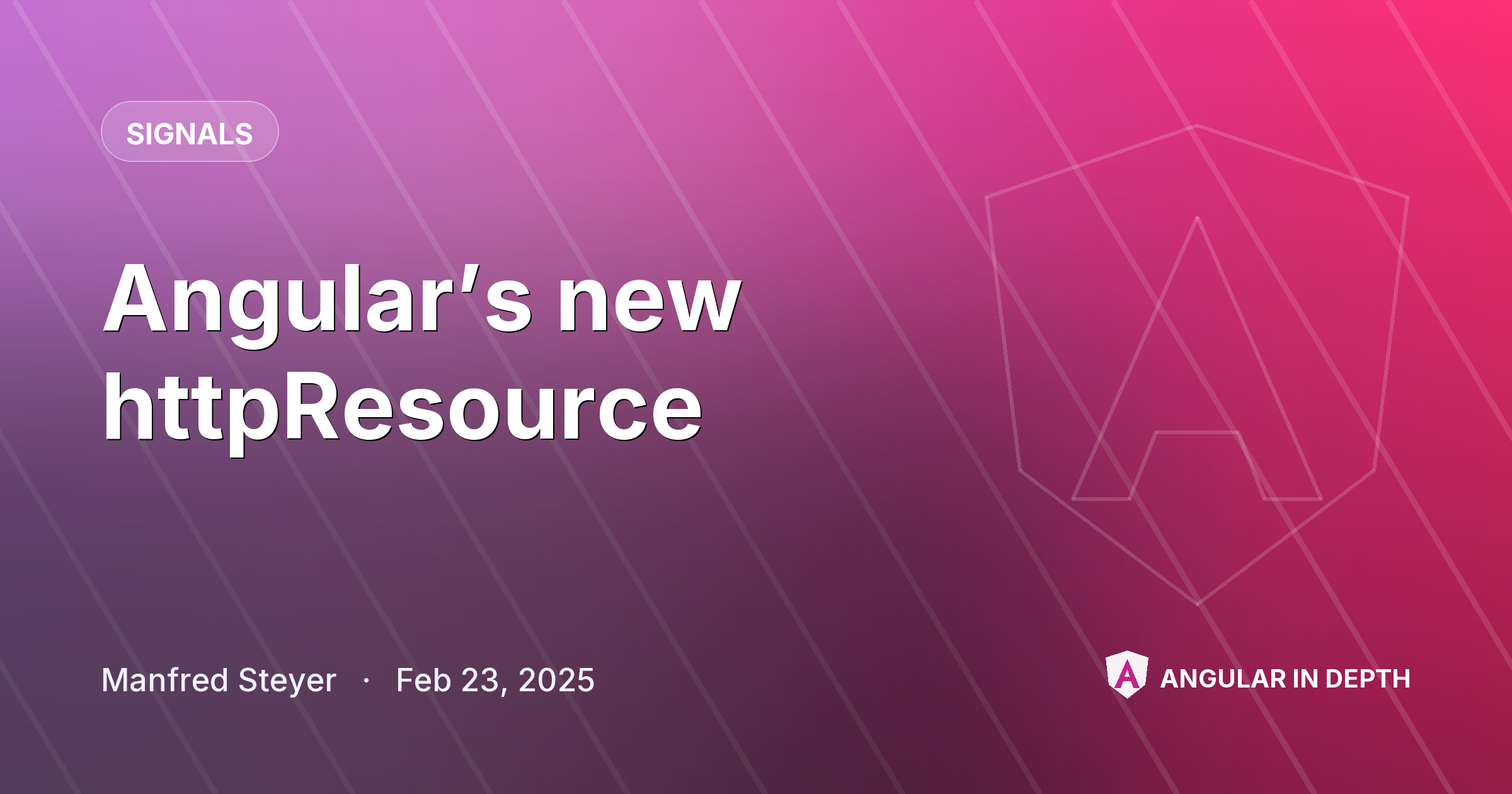 Angular’s new httpResource — Signals article by Manfred Steyer on Angular In Depth
